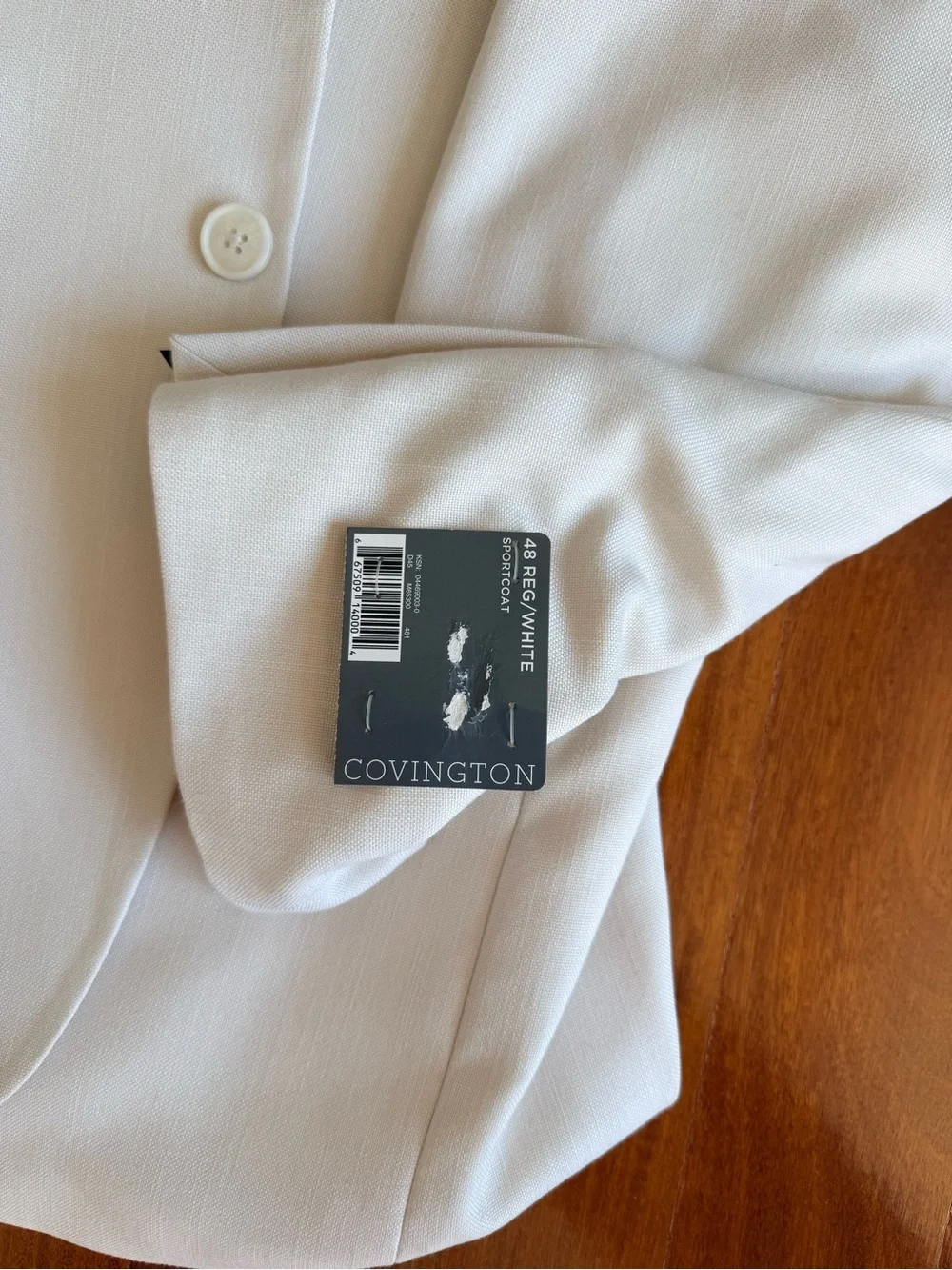 NWT Covington Men's SPORTCOAT Blazer Single Breasted Suit SPORT COAT Size 48 REG